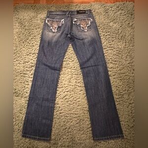 Versace Bootcut Jeans with Embellished Pockets Size 30x33